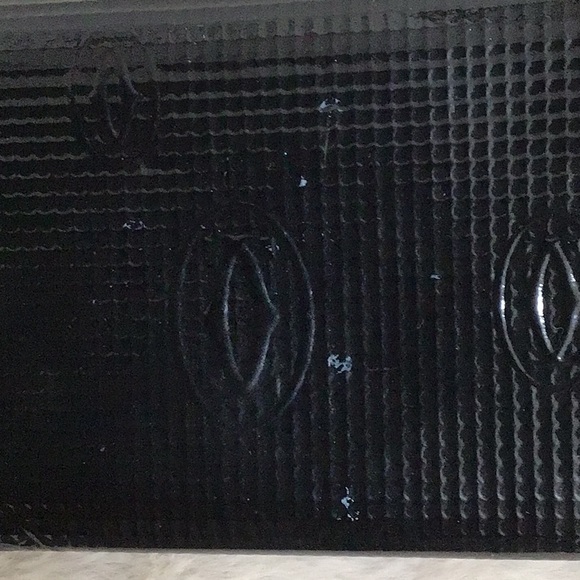 CARTIER Happy Birthday Patent Leather Embossed Black Long Wallet Women’s EUC - Picture 5 of 14